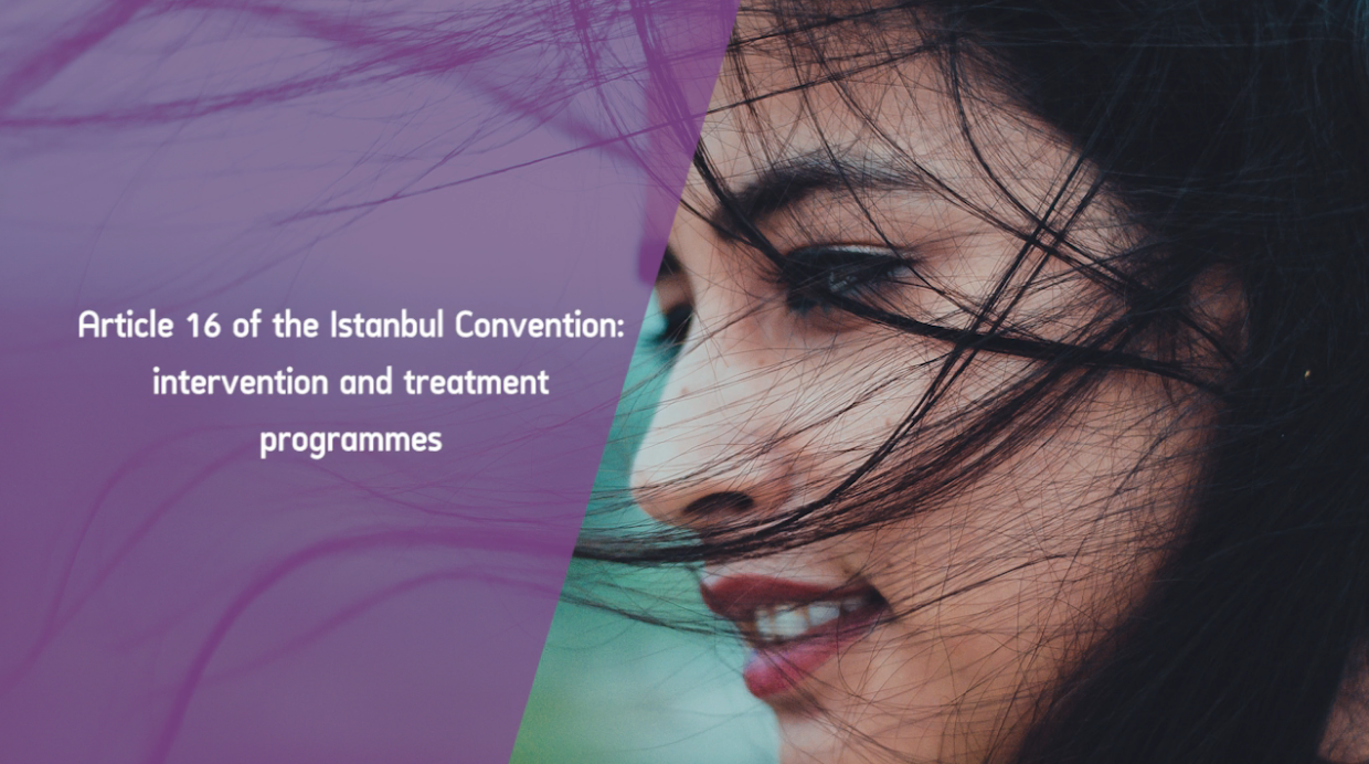 Istanbul Convention: Article 16 on programmes for perpetrators of sexual and domestic violence